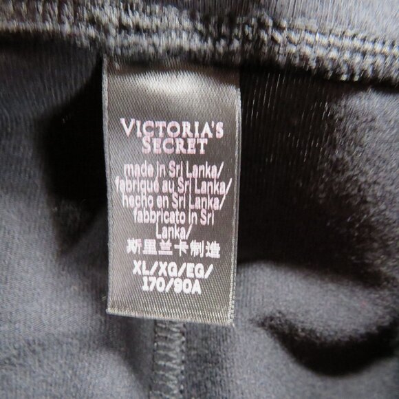 Victorias Secret Pants Womens Size XL Black‎ High Waisted Stretch Leggings - Picture 4 of 8